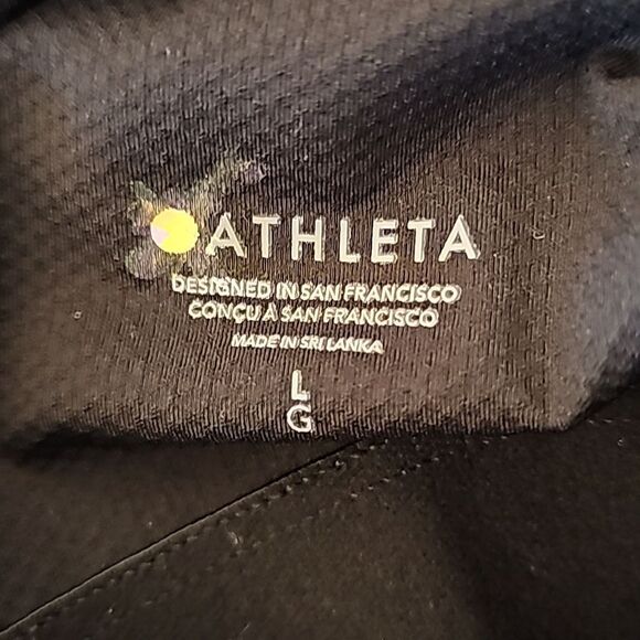 ATHLETA Exhilarate Velvet Crop A-C, Size Large,  NWT - Picture 9 of 10